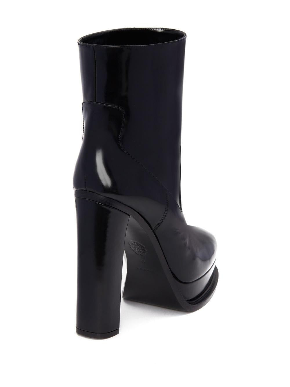 ALEXANDER MCQUEEN Stylish Black 23SS Women's Boots