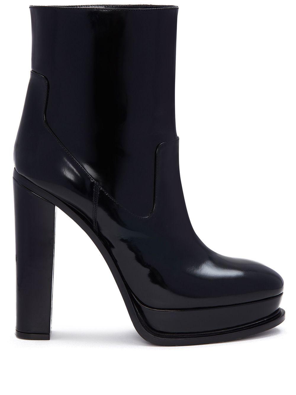 ALEXANDER MCQUEEN Stylish Black 23SS Women's Boots