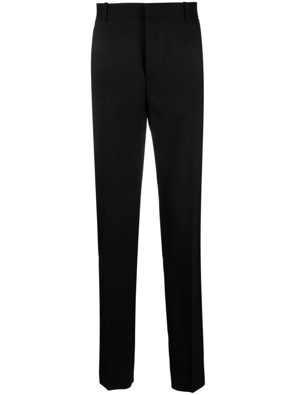 ALEXANDER MCQUEEN Classic Men's Black Wool Pants for FW23