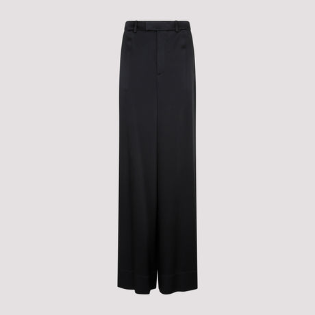 SAINT LAURENT Loose Fit Black Pants for Women - SS23 Collection