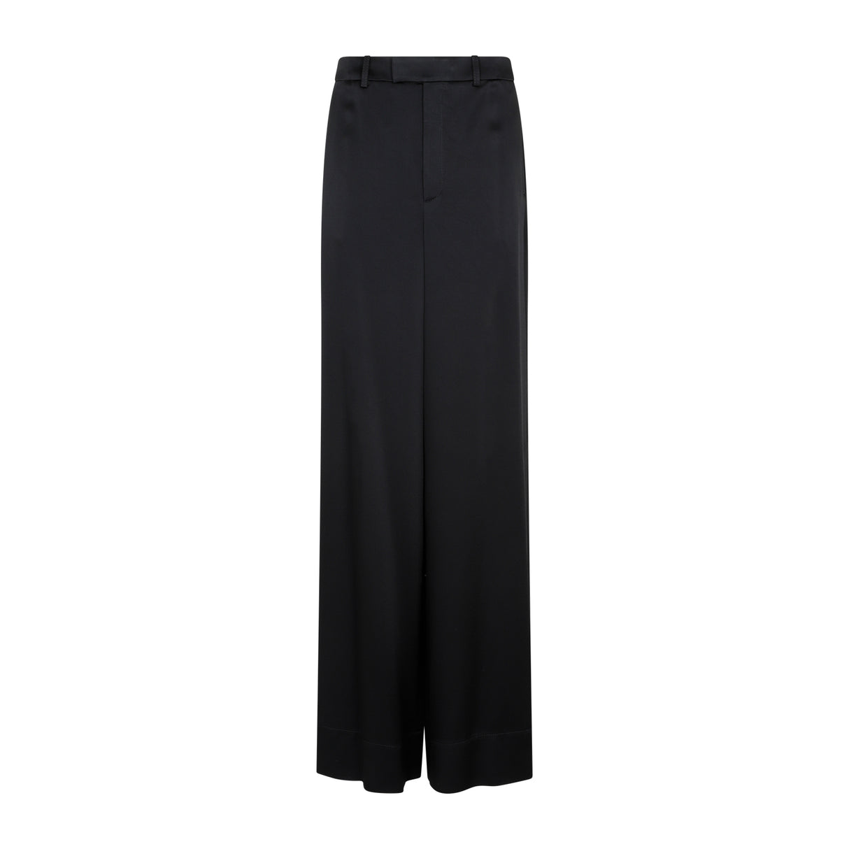 SAINT LAURENT Loose Fit Black Pants for Women - SS23 Collection