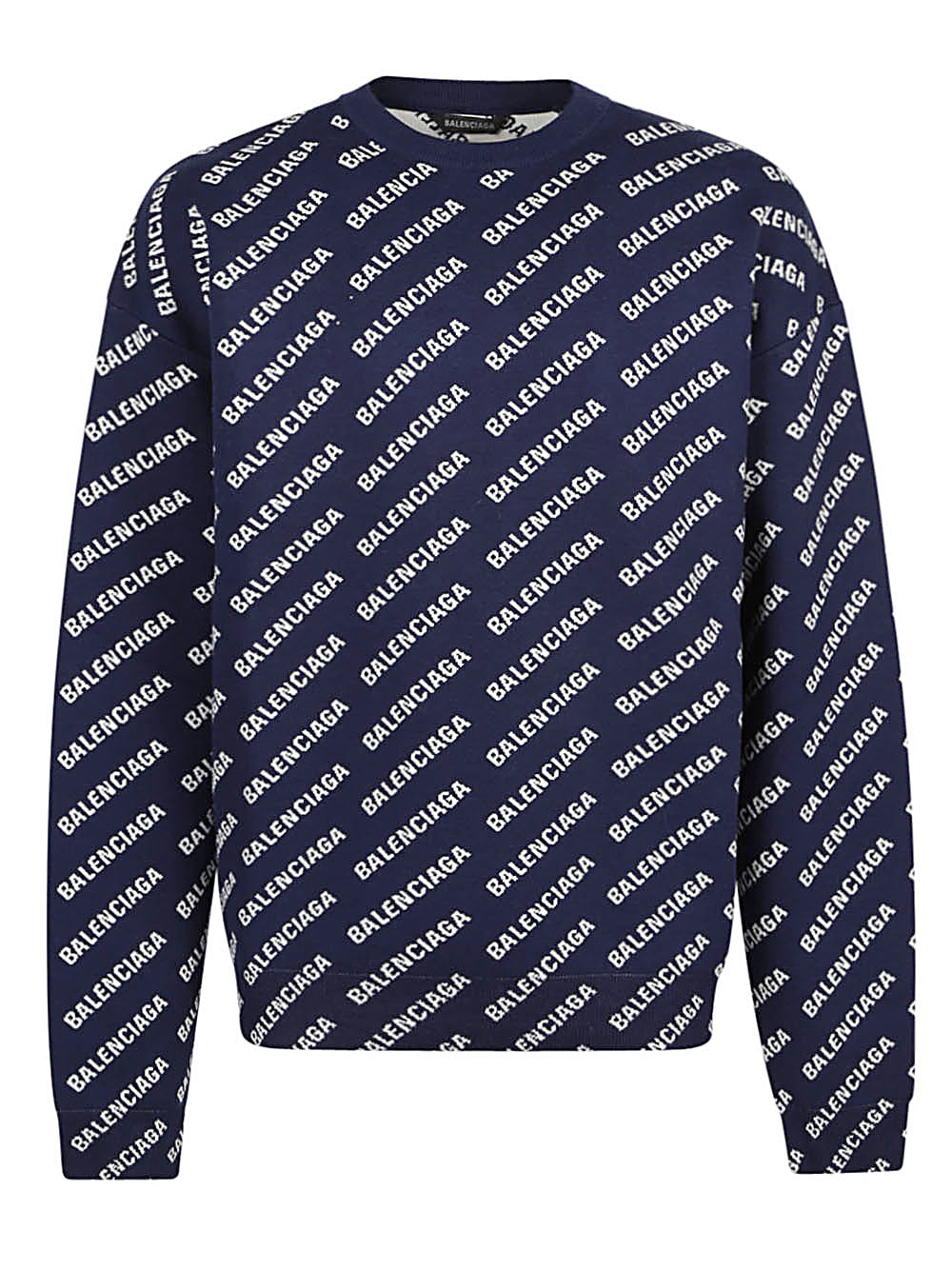 BALENCIAGA Men's 24SS Blue Sweater