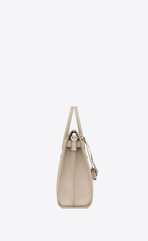 SAINT LAURENT White Calfskin FW23 Tote Handbag for Men