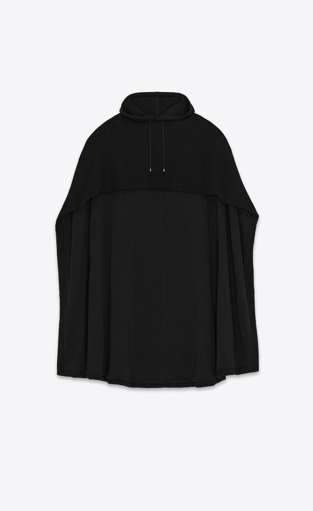 Fleece Hoodie Cape for Men - FW23 Collection