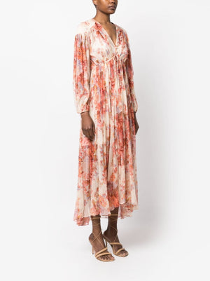 ZIMMERMANN Elegant Floral Print Midi Dress for Women