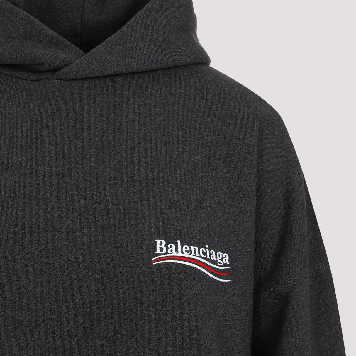 BALENCIAGA Men's Embroidered Mini Hoodie