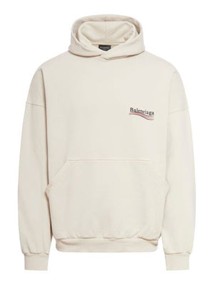 BALENCIAGA Men's Embroidered Mini Hoodie