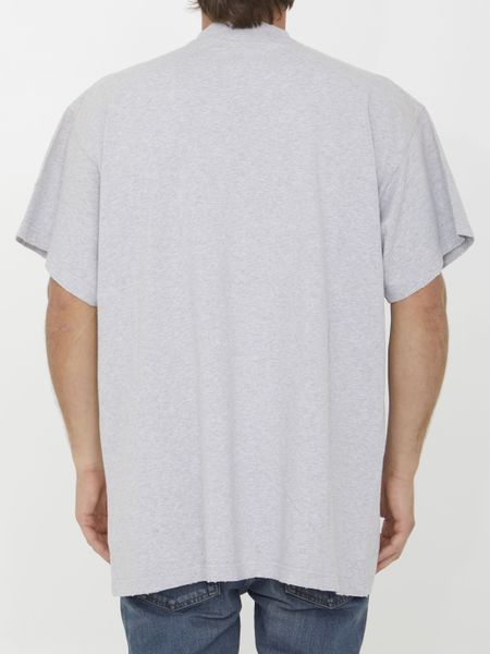 BALENCIAGA Be Kind Short-Sleeved Grey T-Shirt for Men