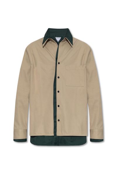 Men's Double-Breasted Twill Shirt - Add Style to Your Wardrobe!