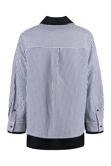 男士藍色100%純棉襯衫 - SS23系列
