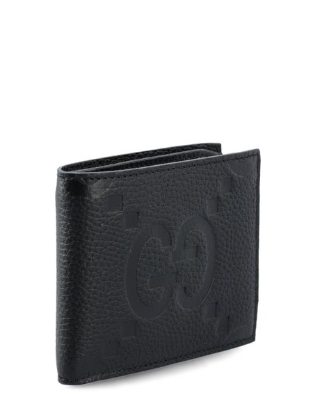 Sophisticated Gucci Logo Leather Bi-Fold Wallet