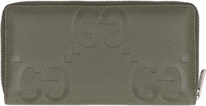 GUCCI Green Grainy Leather Wallet for Men - FW23