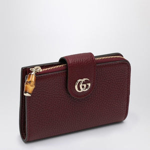 GUCCI Medium Leather Wallet in Classic Red