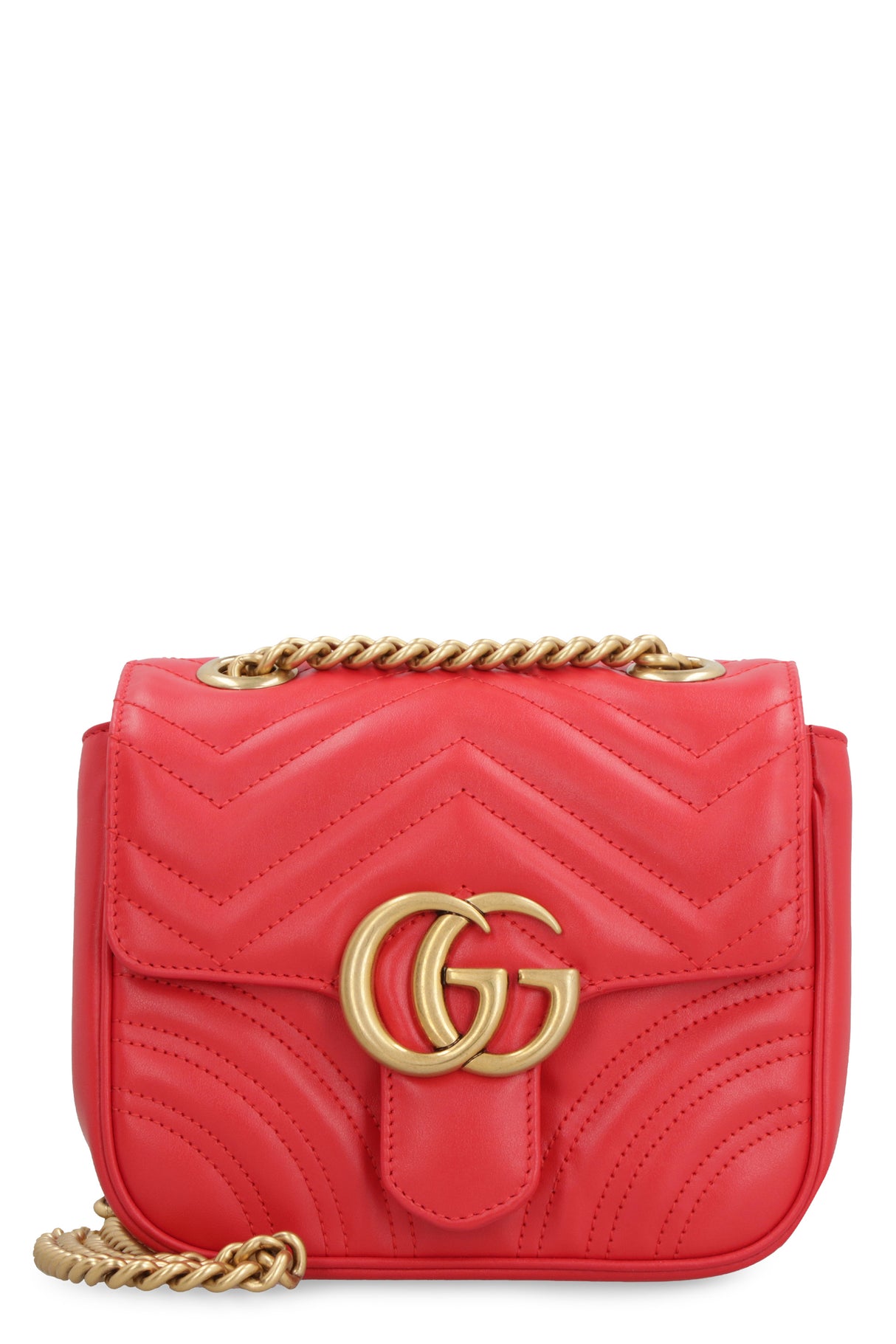 GUCCI Mini GG Marmont Shoulder Handbag - Classic Elegance