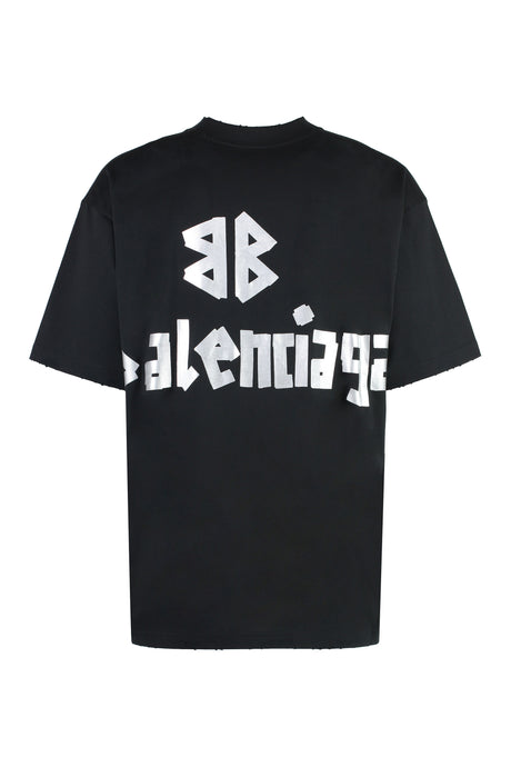 BALENCIAGA COTTON CREW-NECK T-SHIRT