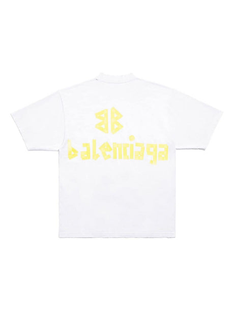 BALENCIAGA Classic White Tunic Top for Men - Lightweight and Stylish