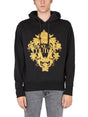 VERSACE JEANS COUTURE Logo Hoodie for Men - Drawstring Style