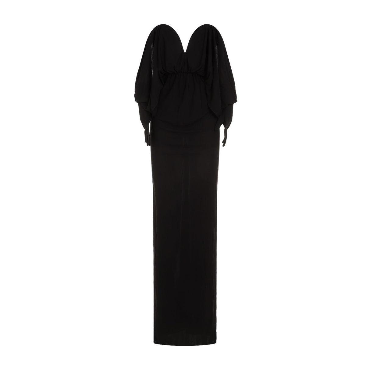 SAINT LAURENT Elegant Long Black Dress for Women - FW23 Collection