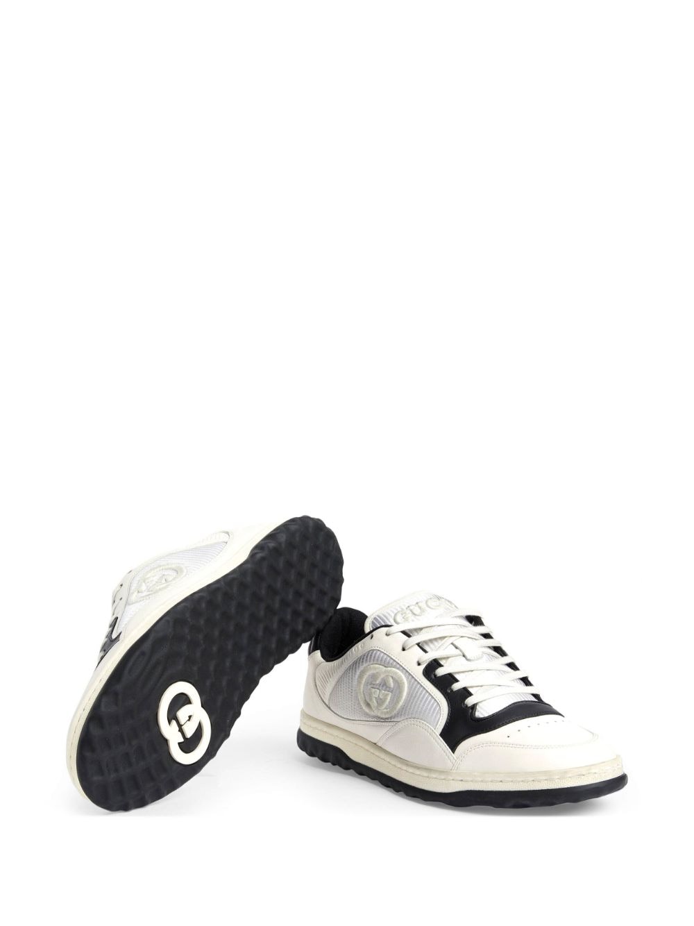 GUCCI Men's Distressed Leather Sneakers