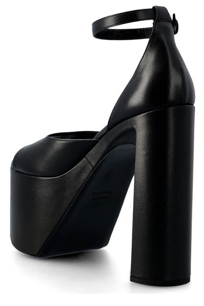 BALENCIAGA Stylish Platform Sandals for Women in Soft Black Calfskin - SS23