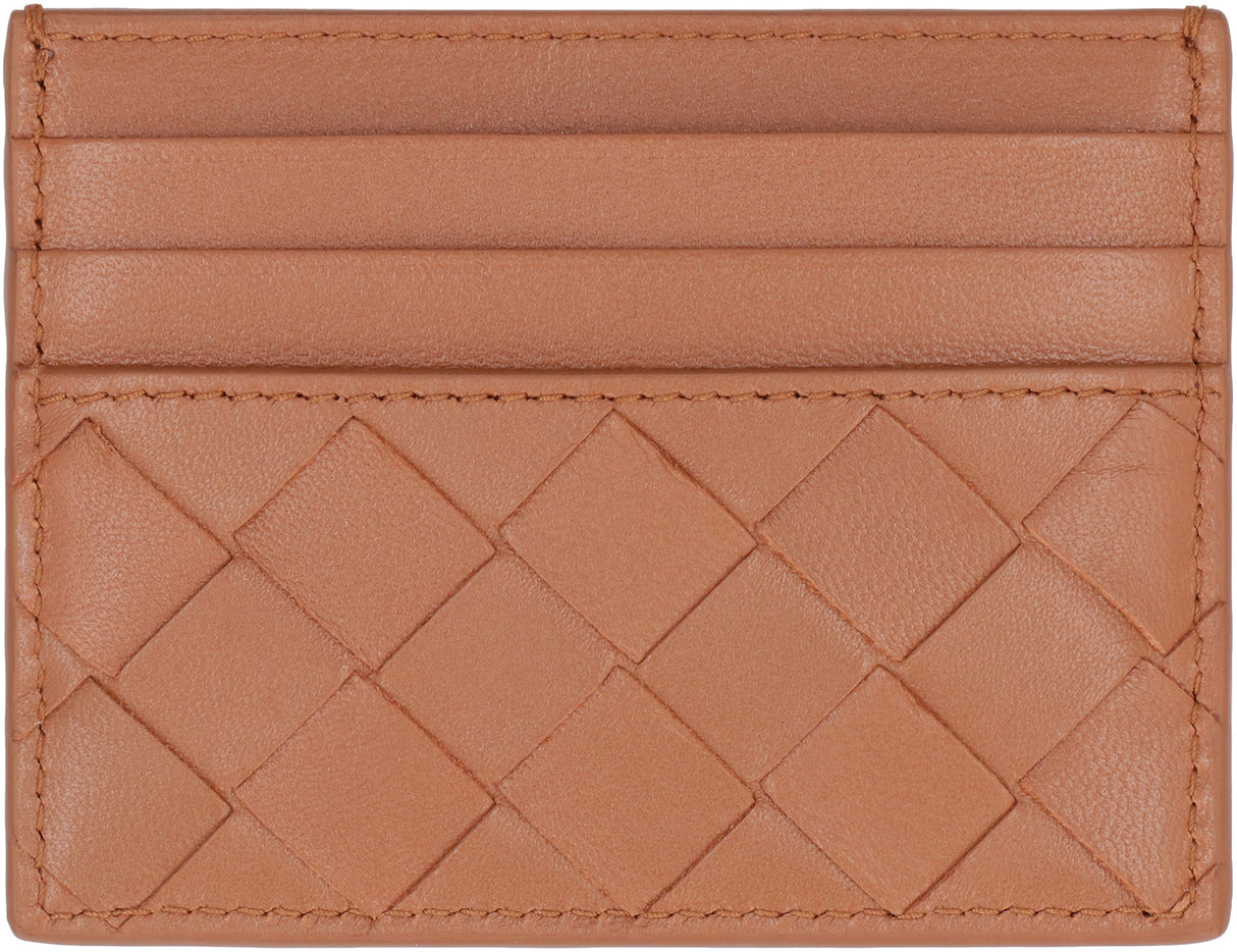 BOTTEGA VENETA Mini Intrecciato Leather Card Case