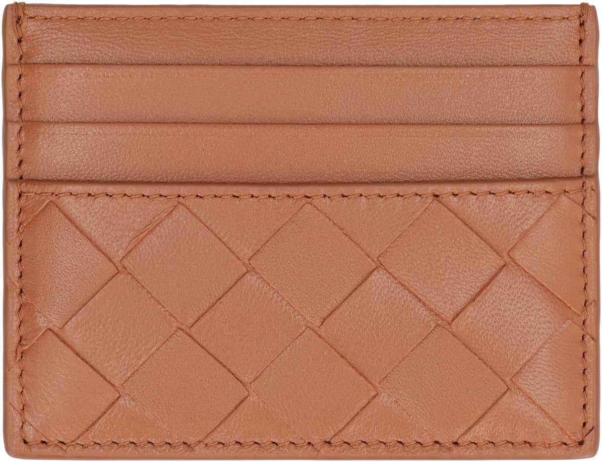 BOTTEGA VENETA Mini Intrecciato Leather Card Case