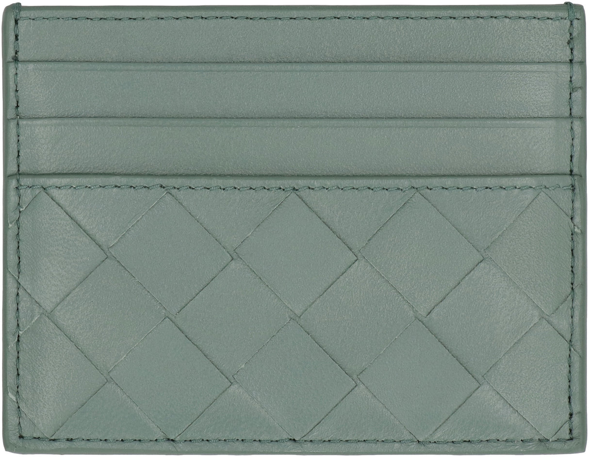 BOTTEGA VENETA Mini Intrecciato Leather Card Case