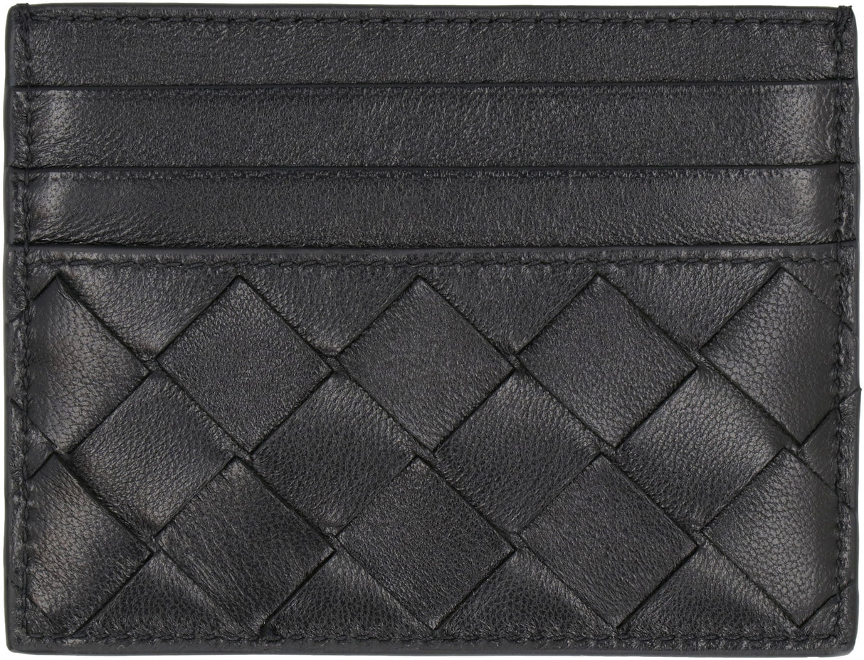 BOTTEGA VENETA Mini Intrecciato Leather Card Case