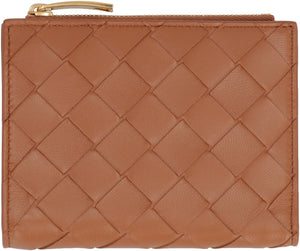 BOTTEGA VENETA Intrecciato Motif Leather Wallet for Women