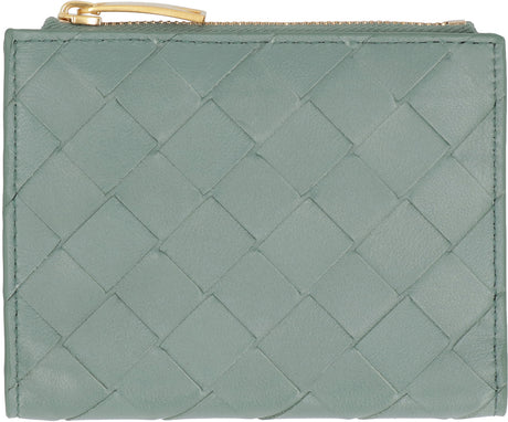 Green Leather Bi-Fold Wallet - 2024 Collection