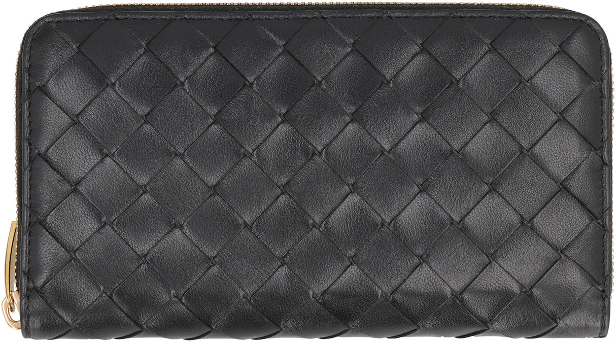 BOTTEGA VENETA Mini Intrecciato Leather Wallet