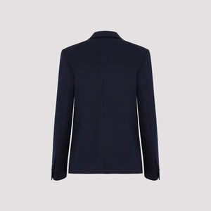 Women's Blue Cotton Jacket | FW23 Collection