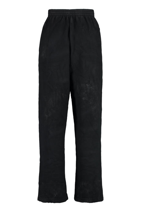 BALENCIAGA Black Adjustable Track Pants for Men - FW23