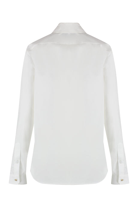 Gucci Printed Cotton Shirt in White for Women - FW23