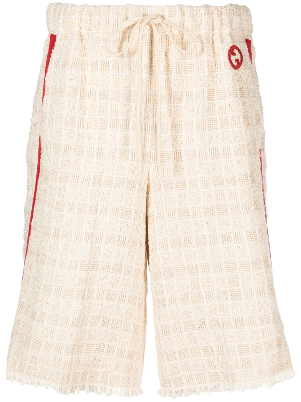 Bermuda Shorts màu trắng tinh tế từ GUCCI dành cho phụ nữ - Bộ sưu tập FW23