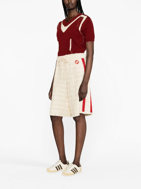 Bermuda Shorts màu trắng tinh tế từ GUCCI dành cho phụ nữ - Bộ sưu tập FW23