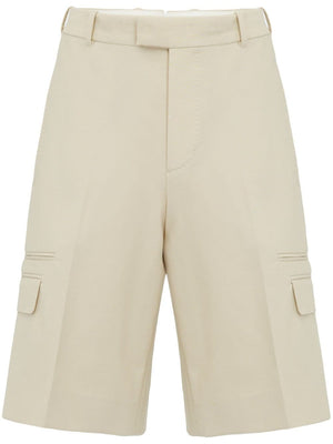 ALEXANDER MCQUEEN Sophisticated Beige Shorts for Men