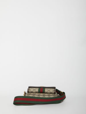 GUCCI Elegant Mini Crossbody Bag with Iconic Stripes - 20x12.5x9 cm