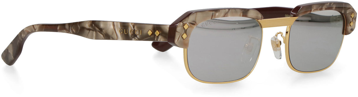 GUCCI Stylish Rectangular Frame Sunglasses for Women
