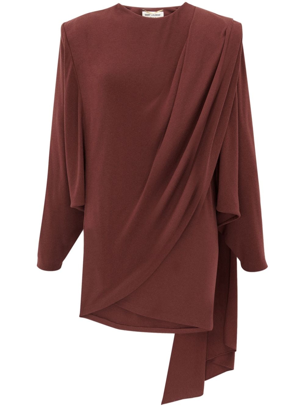 Bordeaux Wool Mini Dress for Women from FW23 Collection