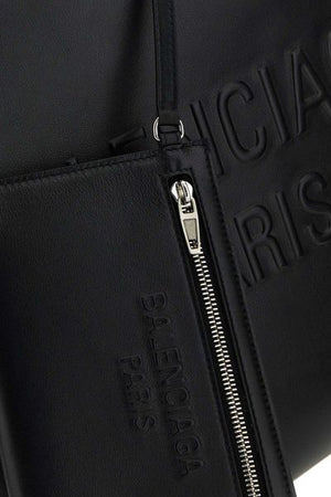 BALENCIAGA Sleek Black Tote Handbag for FW23