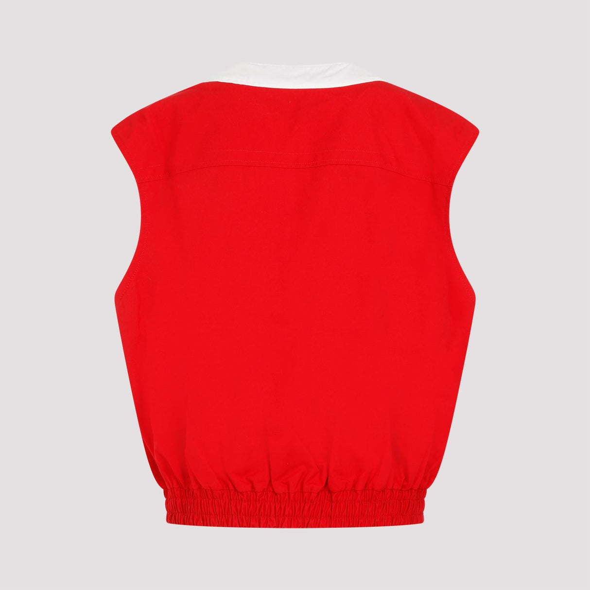 GUCCI Women's Red Cotton Gilet for SS24