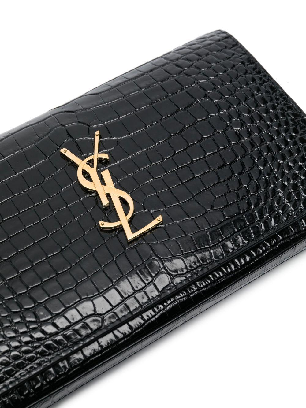 SAINT LAURENT Luxury Leather Logo Shoulder Bag for Women