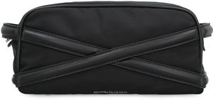 ALEXANDER MCQUEEN Men's Black Harness Vanity Case for FW23