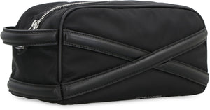 ALEXANDER MCQUEEN Men's Black Harness Vanity Case for FW23