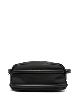 ALEXANDER MCQUEEN Men's Black 'Harness Beauty Case' for FW23