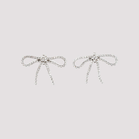 鋼條水晶耳環 (Metallic Ribbon Earrings)