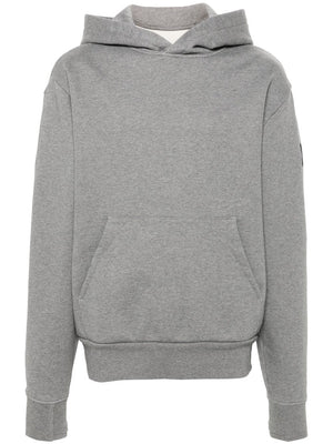 CANADA GOOSE Medium Grey Cotton Hooded Sweatshirt for Men