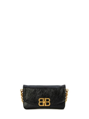 BALENCIAGA Chic Mini Handbag with Golden Closure