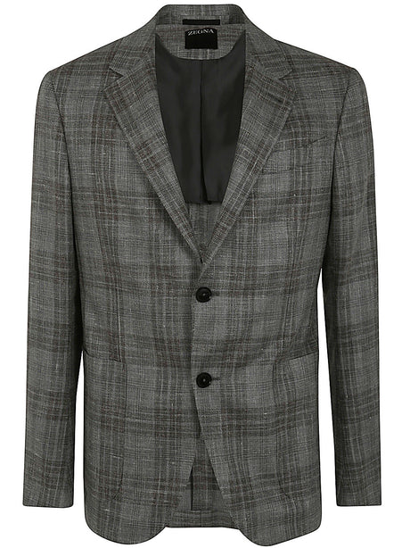 ZEGNA Wool and Silk Blend Jacket